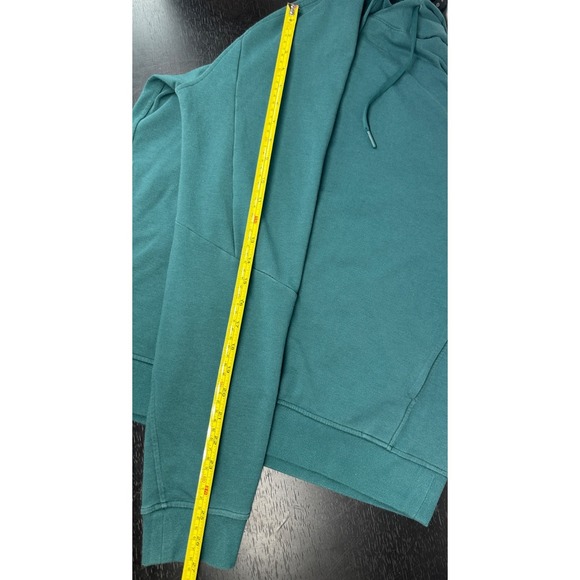 Lululemon City Sweat Pullover Hoodie Dark Green Sweater Men's Medium - Picture 5 of 6